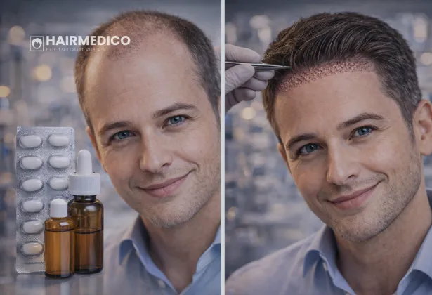 Finastéride ou clascotérone avant et après une greffe de cheveux : un guide clinique à long terme 2026