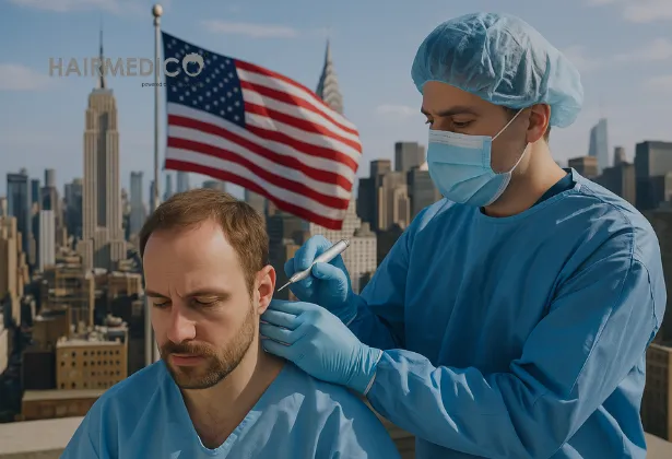 Greffe de cheveux à New York