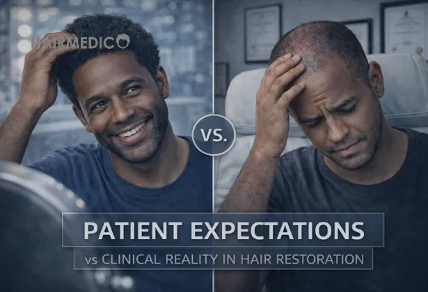 Ожидания пациентов против клинической реальности в области восстановления волос.