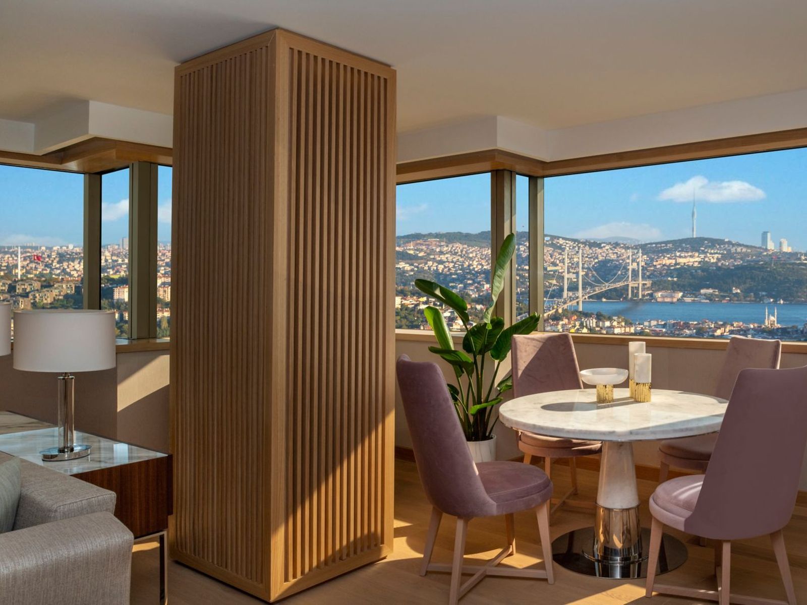 Panoramic Bosphorus suite at Mövenpick Hotel Istanbul Bosphorus