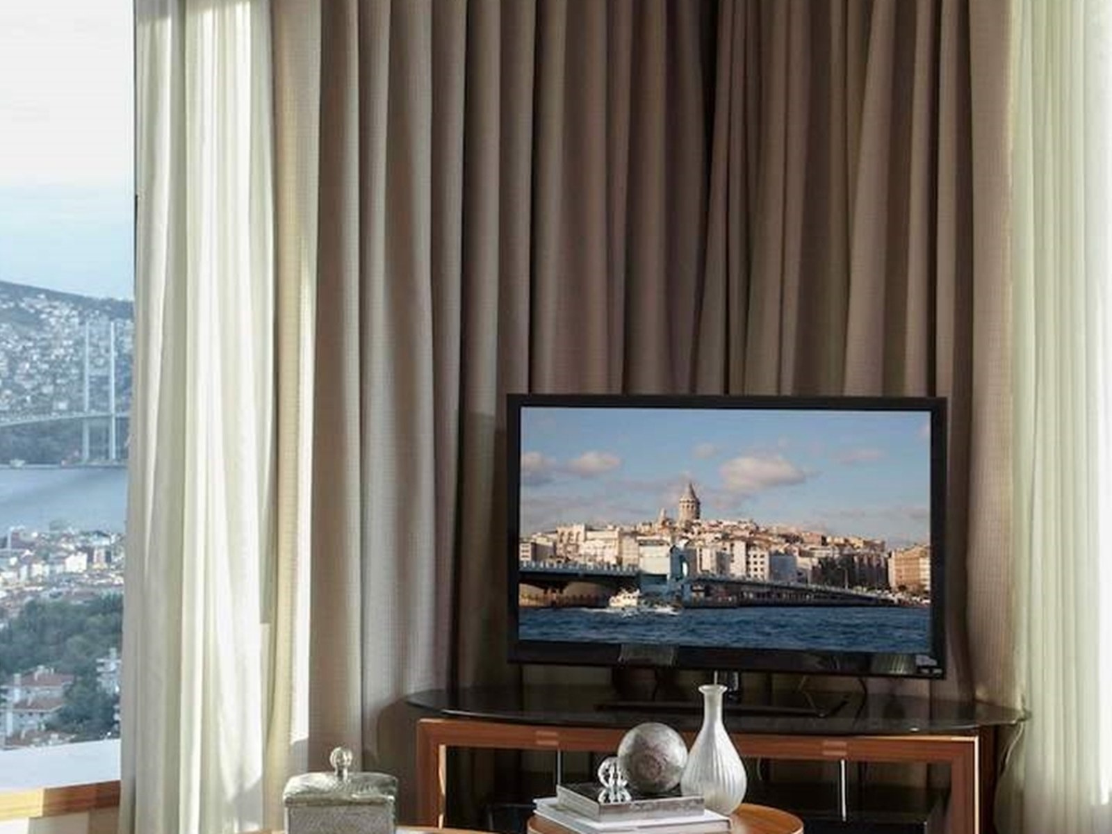 Guest room at Renaissance Istanbul Polat Bosphorus Hotel